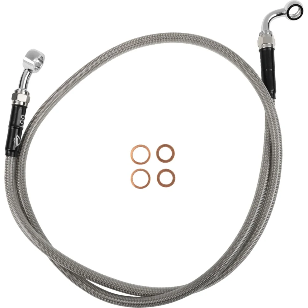 Tubo Frizione Intrecciato In Acciaio Inox Moose Offroad Hard Parts - 2