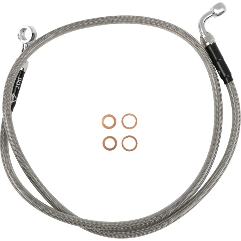 Tubo Frizione Intrecciato In Acciaio Inox Moose Offroad Hard Parts - 2