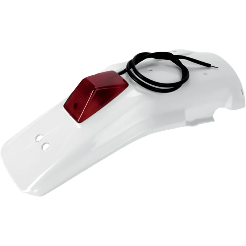 Parafango Posteriore Enduro Plastic White Ufo
