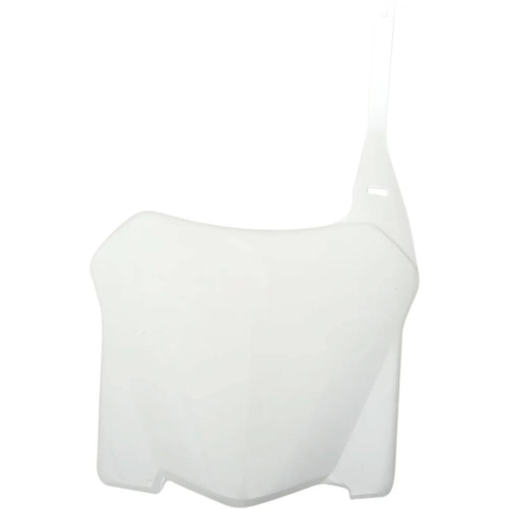 Tabella Portanumero Anteriore Di Ricambio Plastic White Ufo