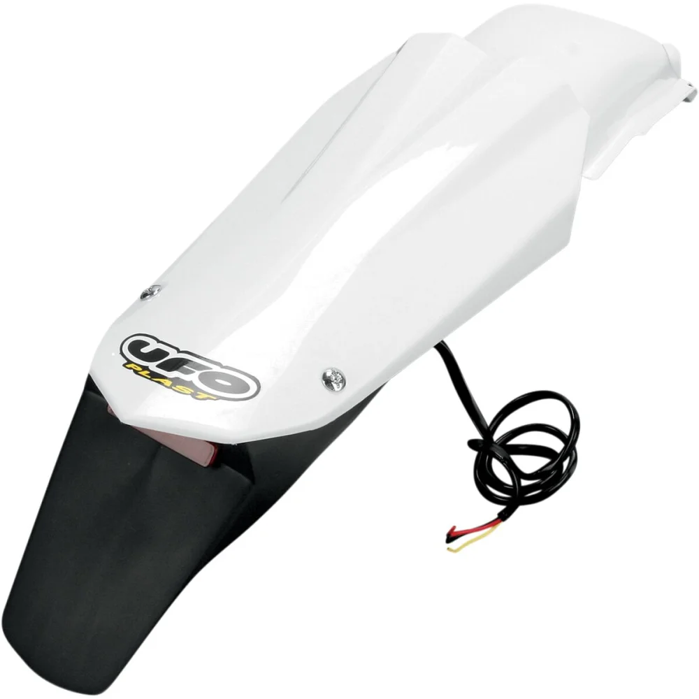 Parafango Posteriore Enduro Plastic White Ufo