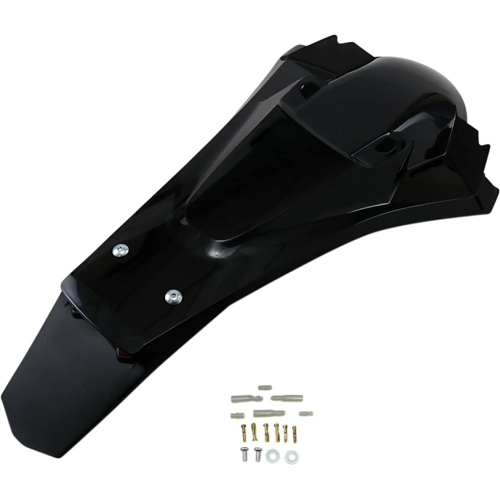 Parafango Posteriore Enduro Plastic Black Ufo - 1