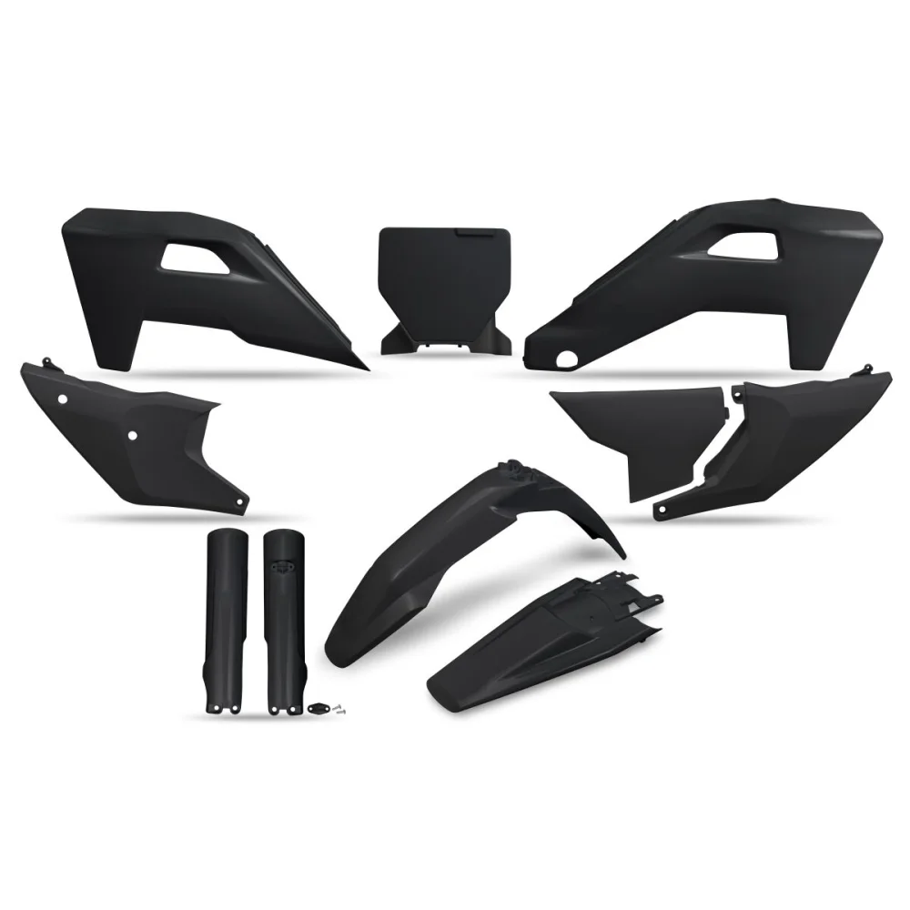 Kit Carrozzeria Completa Di Ricambio Abs Plastic Black Ufo