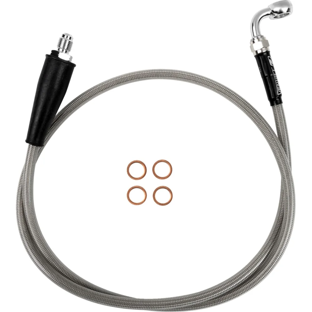 Tubo Frizione Intrecciato In Acciaio Inox Moose Offroad Hard Parts - 2