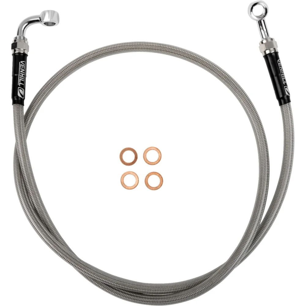 Tubo Frizione Intrecciato In Acciaio Inox Moose Offroad Hard Parts - 2