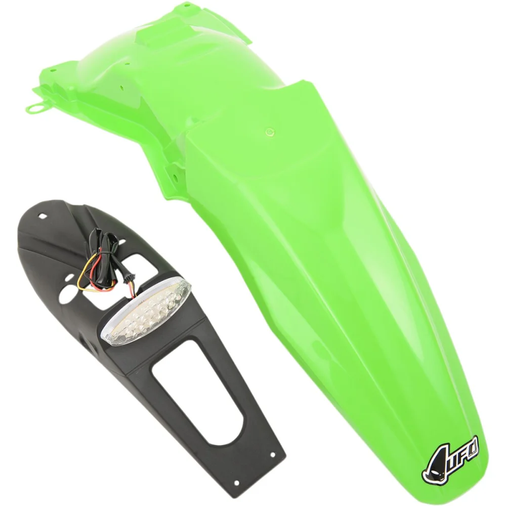 Parafango Posteriore Enduro Plastic Green Ufo