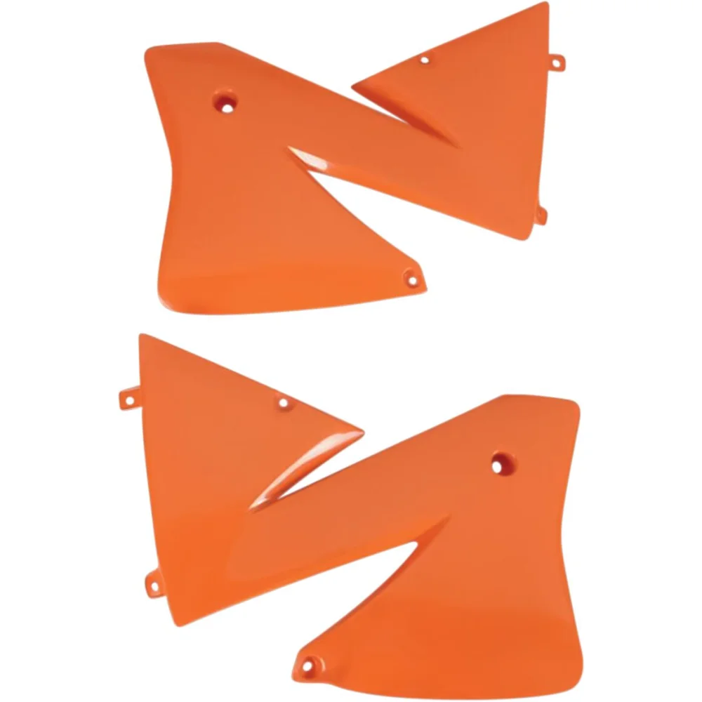 Coperture Radiatore Di Ricambio Plastic Ktm Orange Ufo