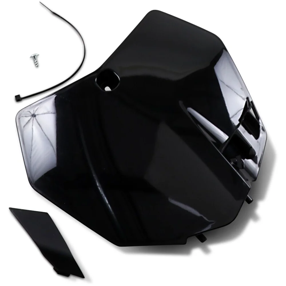 Tabella Portanumero Anteriore Plastic Black Ufo - 2