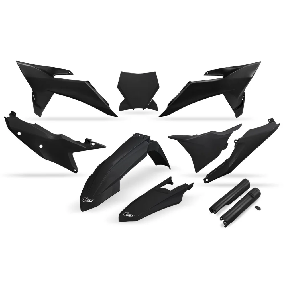 Kit Carrozzeria Completa Di Ricambio Abs Plastic Black Ufo