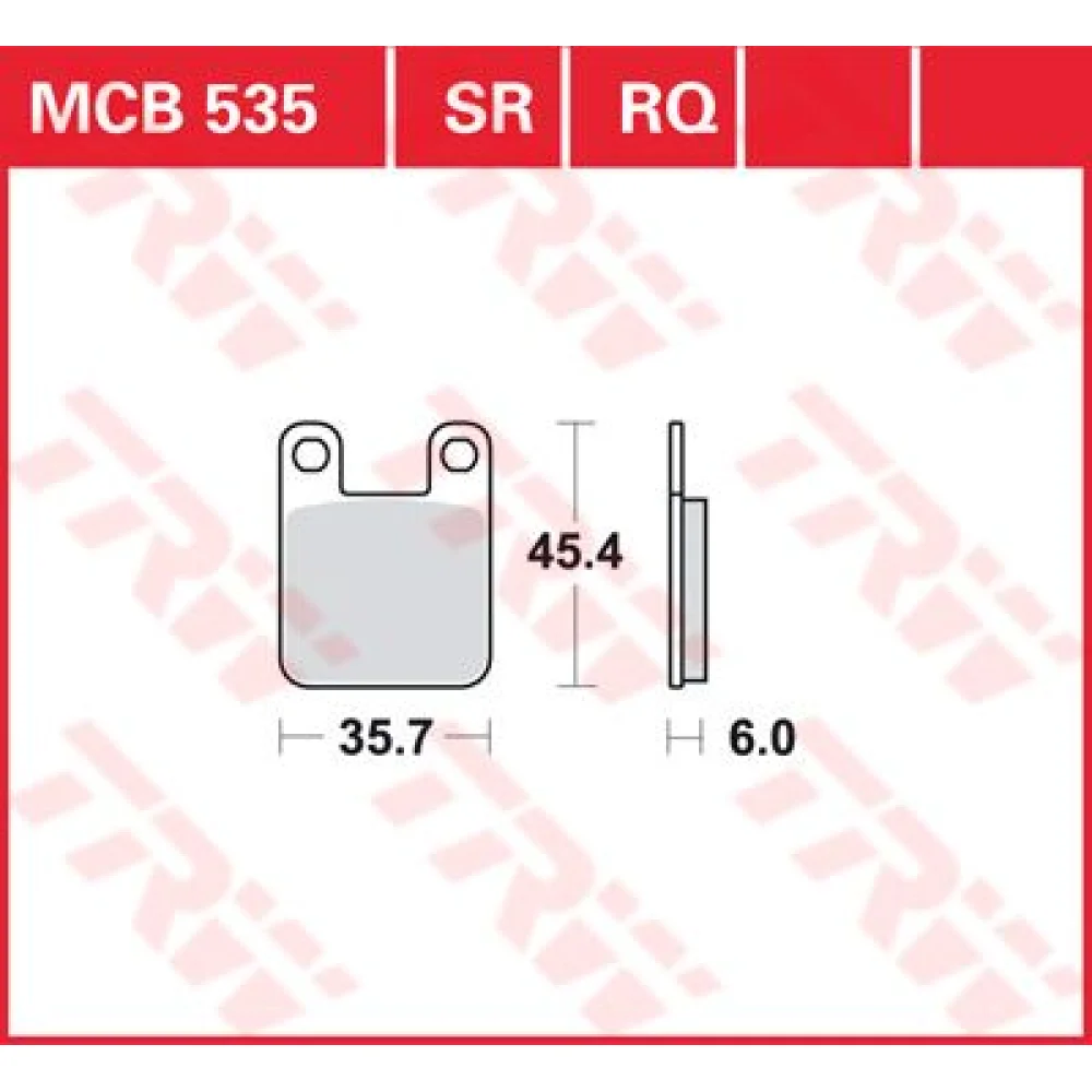 Pastiglie Freno Interamente In Metallo Sinterizzato Ceramic Trw - 1