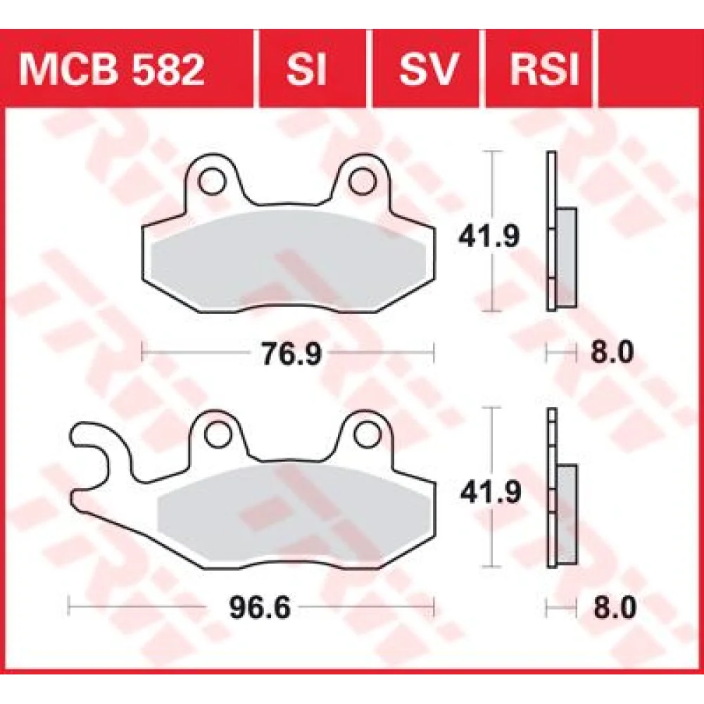 Pastiglie Freno Interamente In Metallo Sinterizzato Ceramic Trw - 1