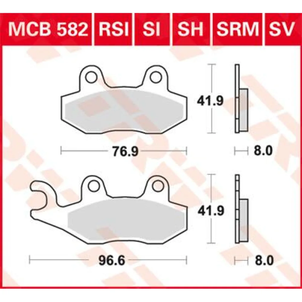 Pastiglie Freno Interamente In Metallo Sinterizzato Ceramic Trw - 2