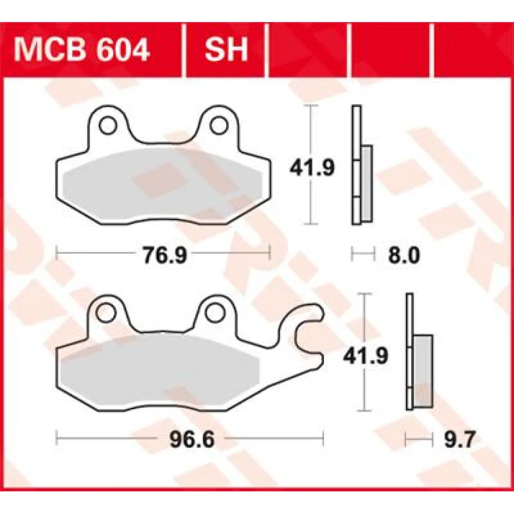 Pastiglie Freno Interamente In Metallo Sinterizzato Ceramic Trw - 2