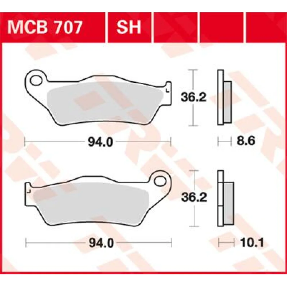 Pastiglie Freno Interamente In Metallo Sinterizzato Ceramic Trw