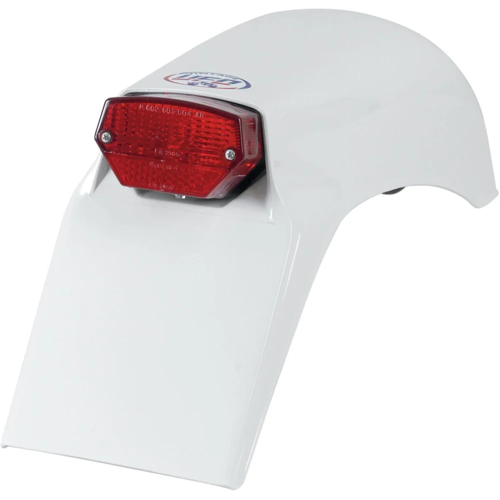 Parafanghi Posteriori Vintage Preston Con Luce Posteriore Plastic White Ufo