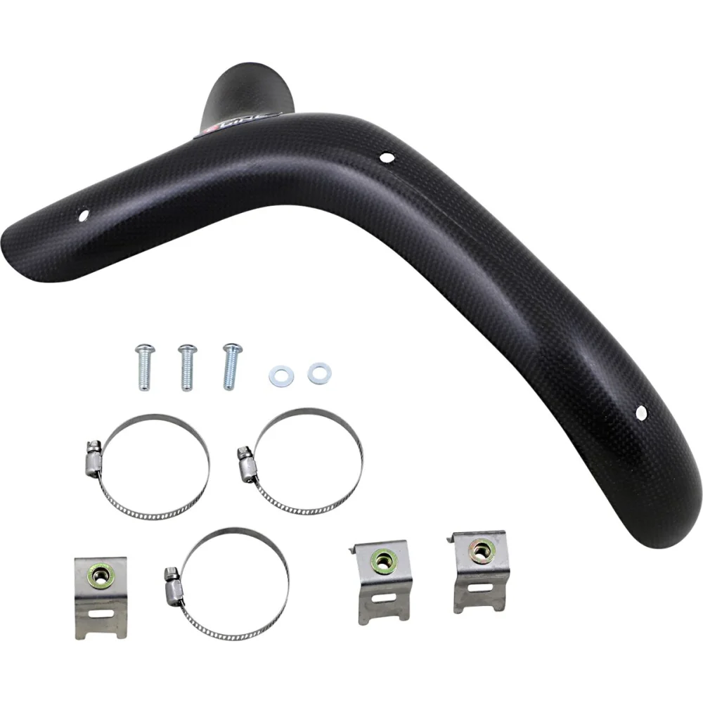 Paracolpi Scarico E Line 4 Tempi Carbon Fiber Black Moose Offroad Hard Parts