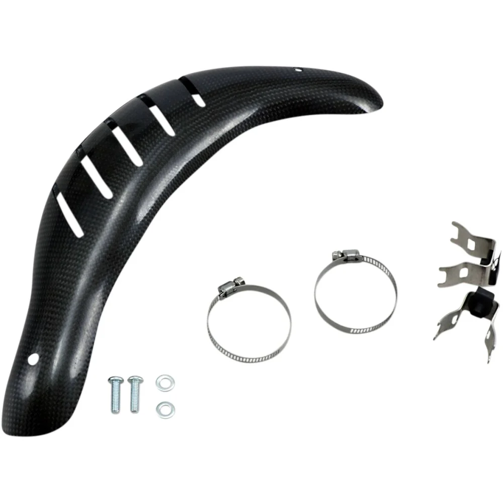 Paracolpi Scarico E Line 4 Tempi Carbon Fiber Black Moose Offroad Hard Parts