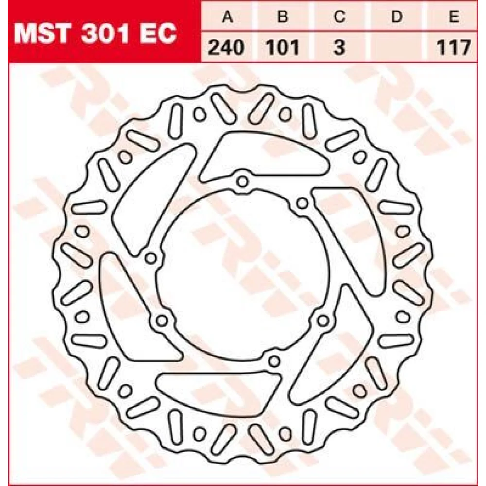 Dischi Freno Ec 240 Mm Anteriore Trw - 1