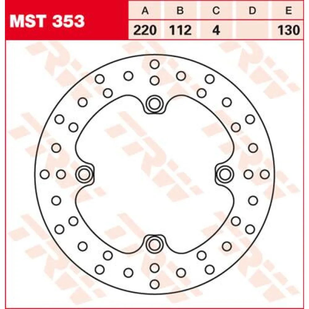 Disco Freno Tondo Fisso Fino A 220 250 Mm Trw - 1