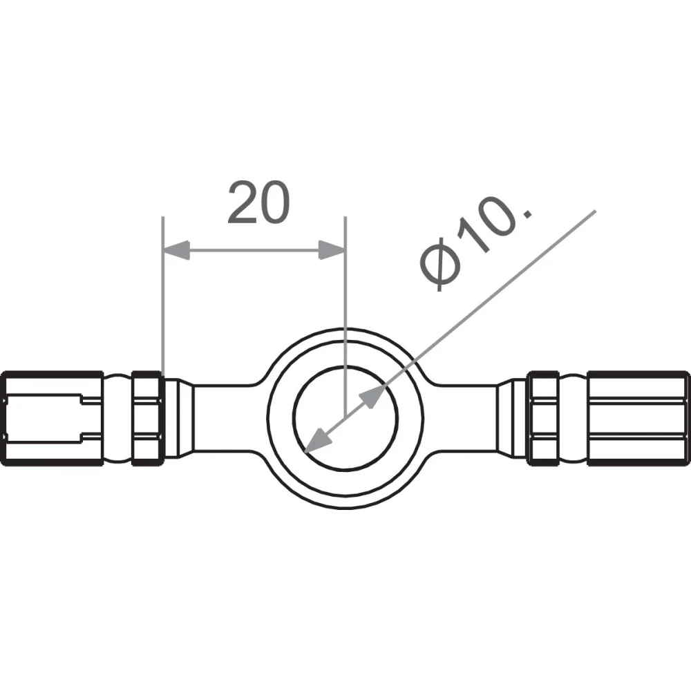 Raccordo A Vite Banjo Varioflex Aluminum Titan Trw