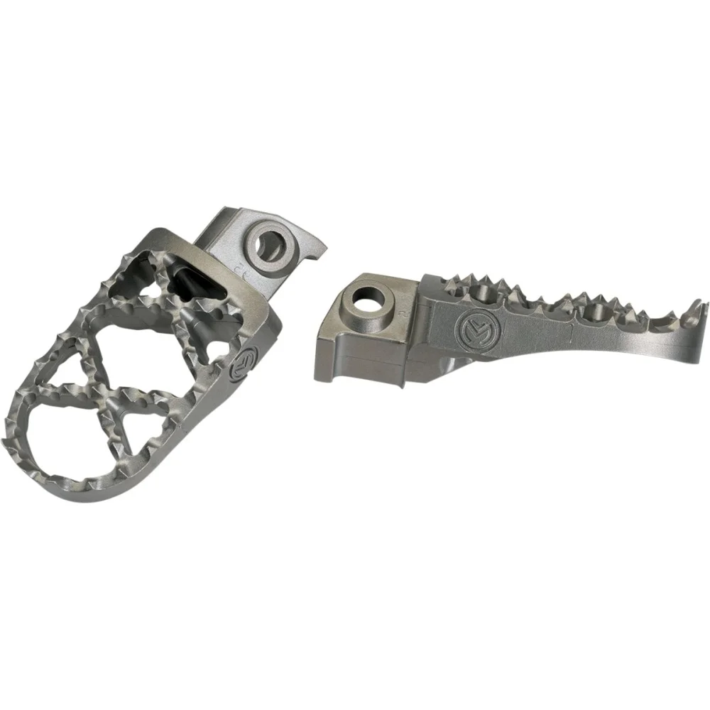 Pedane Pro Stainless Steel Chrome Moose Offroad Hard Parts - 2