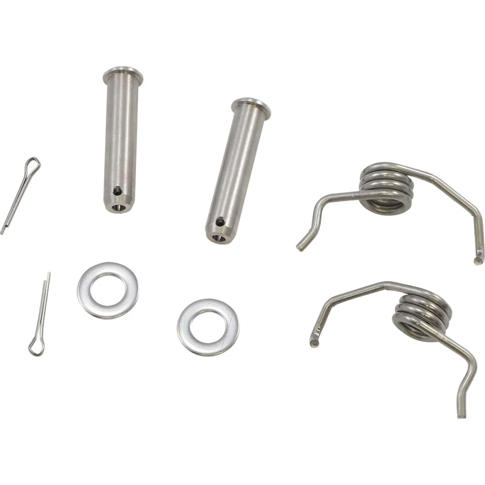 Perno E Molla Poggiapiedi Silver Moose Offroad Hard Parts