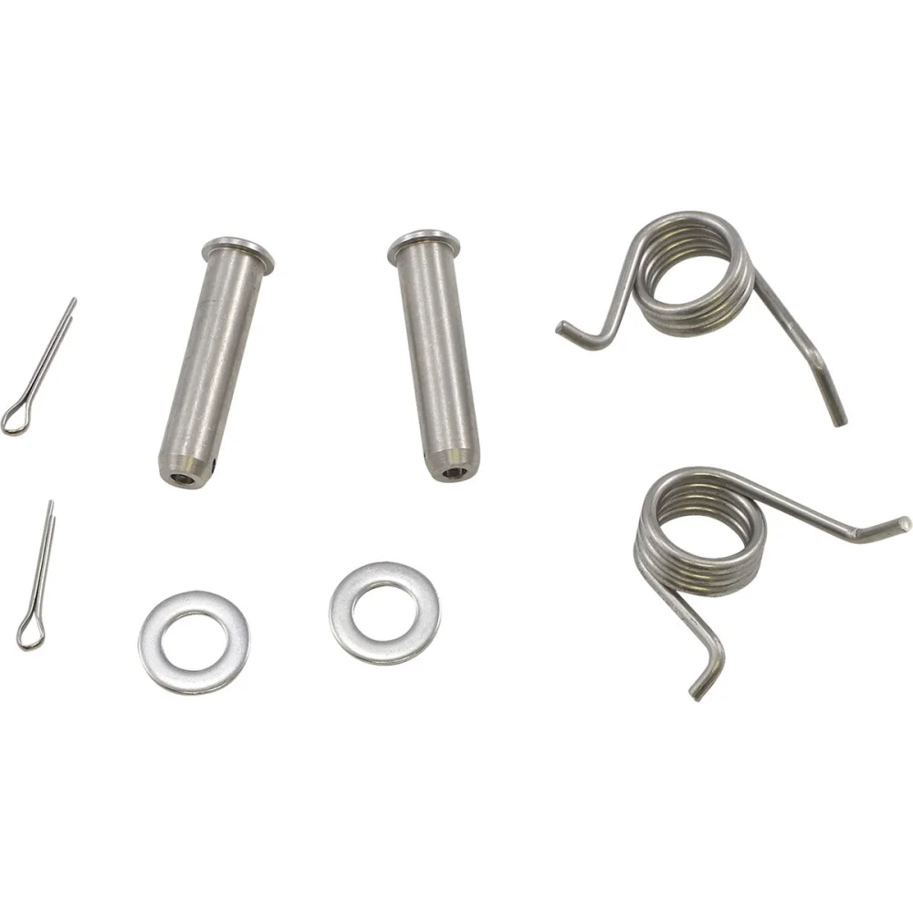 Perno E Molla Poggiapiedi Silver Moose Offroad Hard Parts