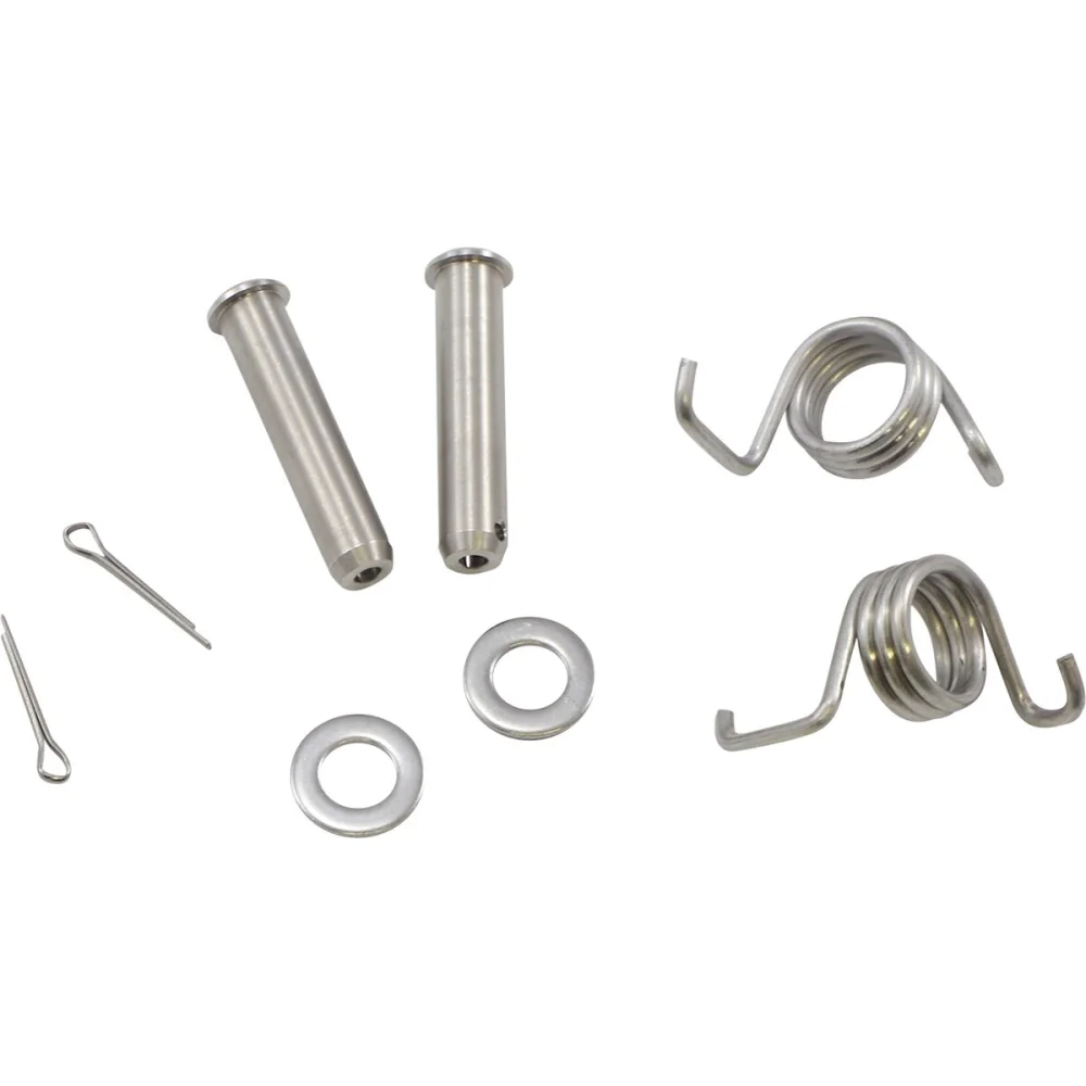 Perno E Molla Poggiapiedi Silver Moose Offroad Hard Parts