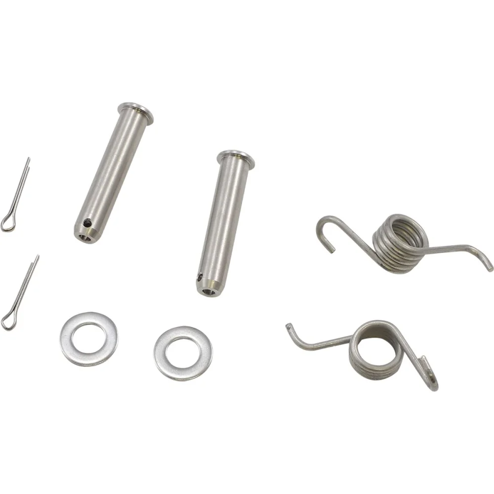 Perno E Molla Poggiapiedi Silver Moose Offroad Hard Parts