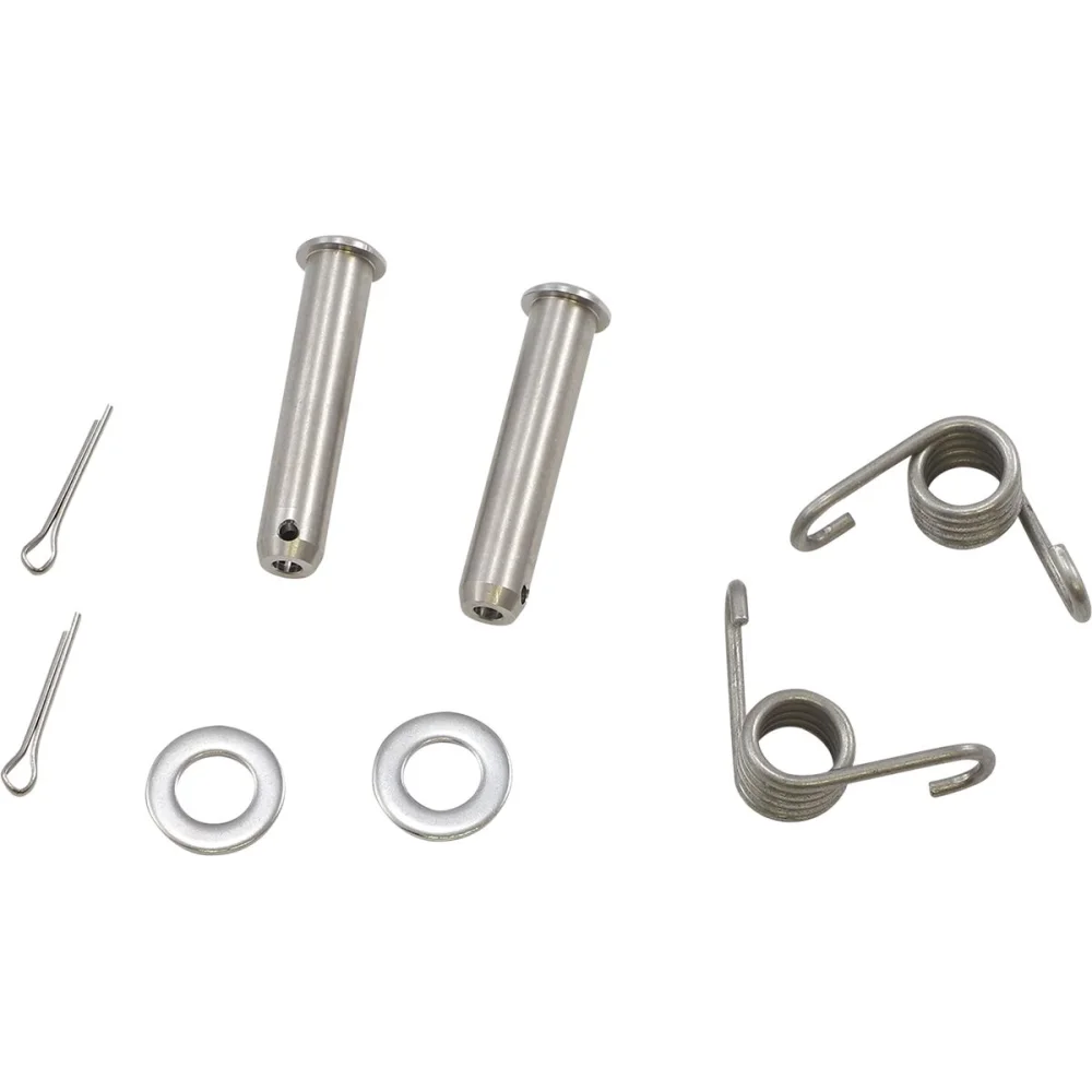 Perno E Molla Poggiapiedi Silver Moose Offroad Hard Parts