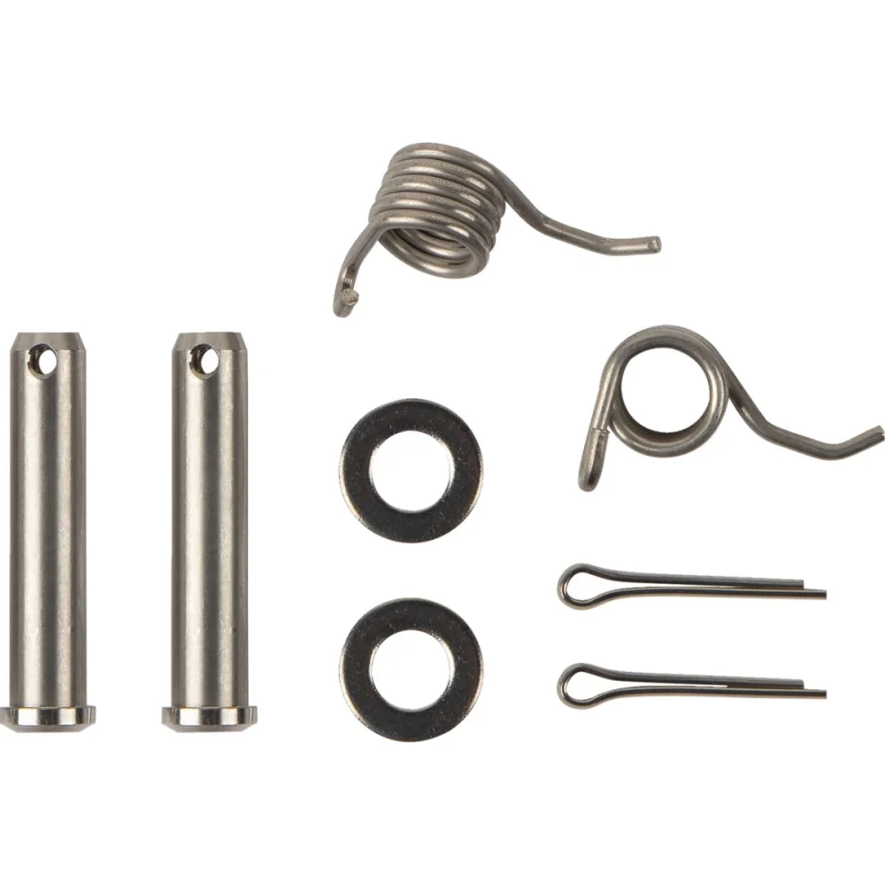 Perno E Molla Poggiapiedi Silver Moose Offroad Hard Parts