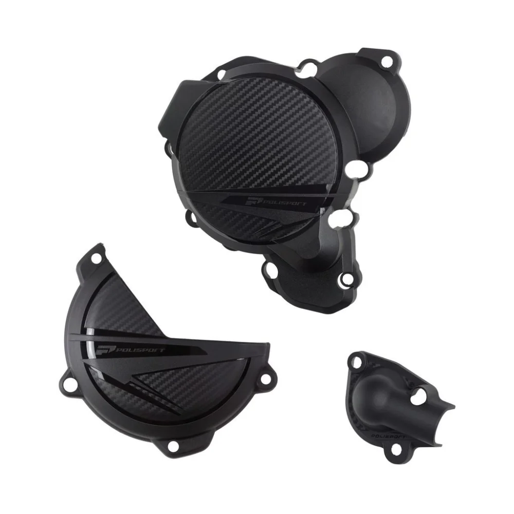 Copertura Motore Completa Plastic Black Polisport