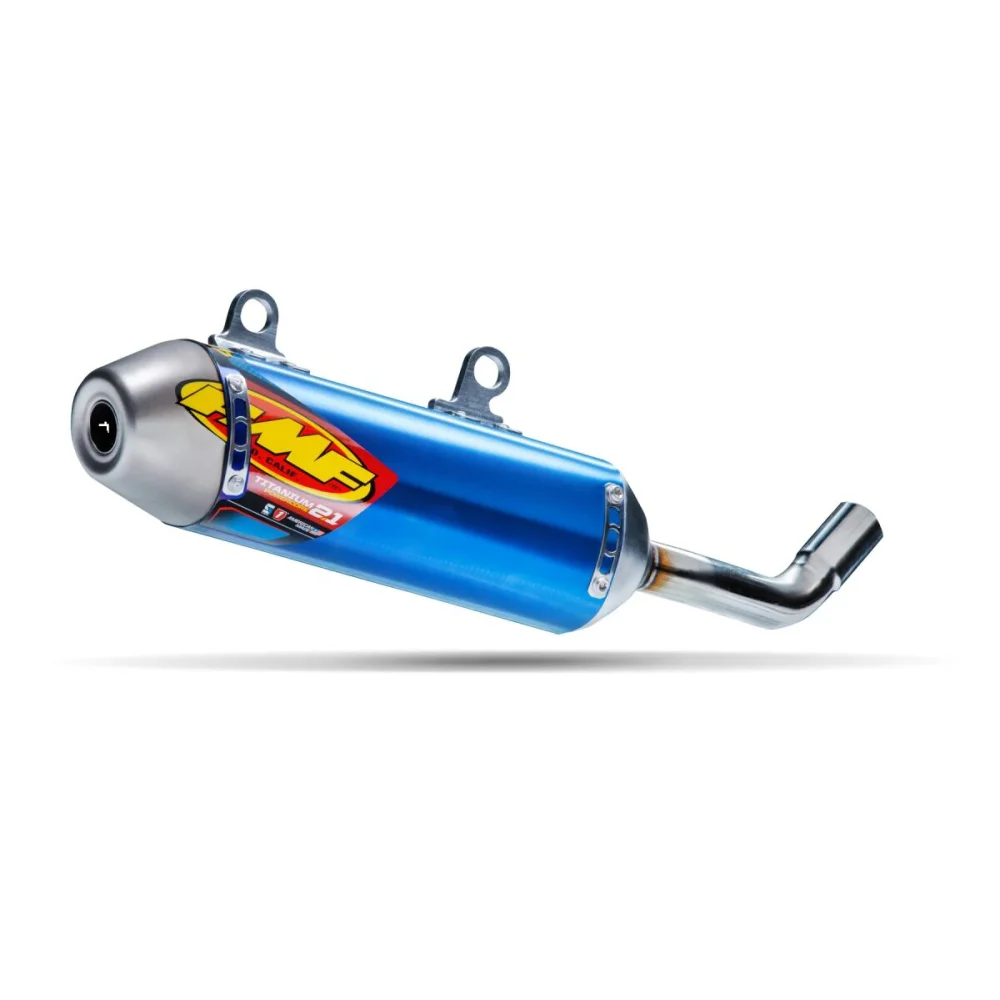 Silencer Slip On Powercore 2.1 Titanio Aluminum Anodized Blue Fmf