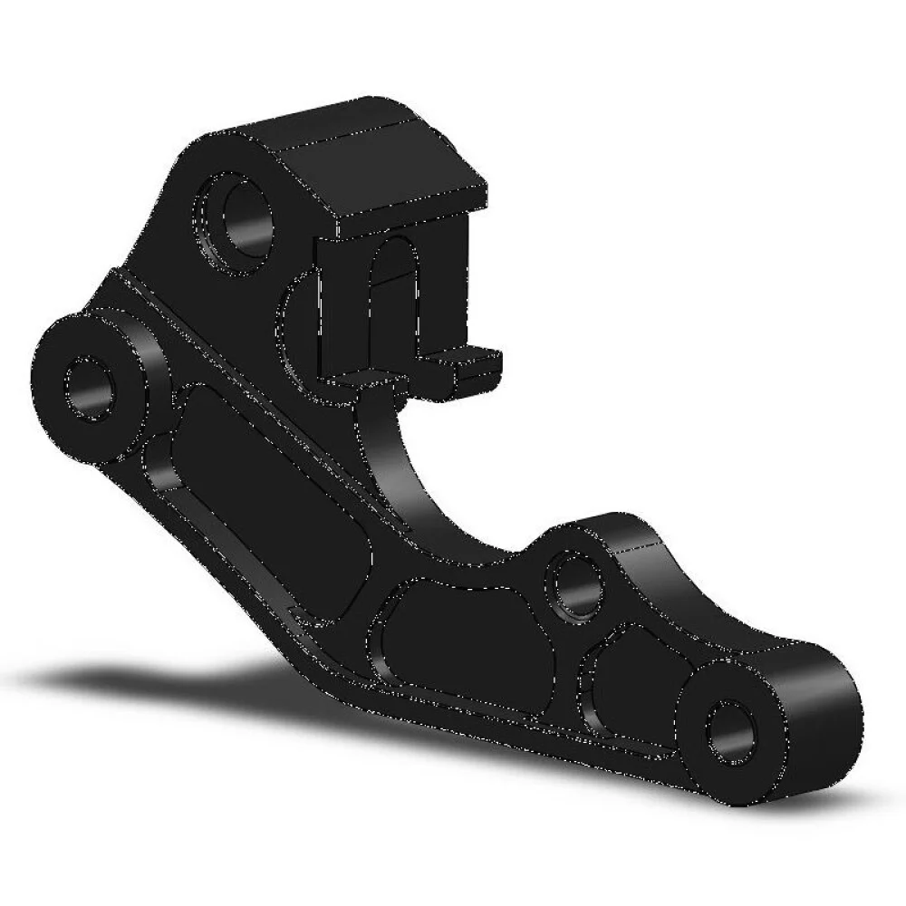 Staffa Adattatore Mx/Offroad 260 Mm Anteriore Aluminum Black Moto Master