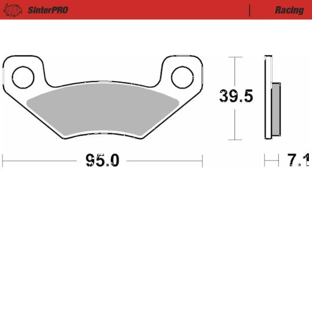 Pasticche Freno Racing Offroad Sintered Metal Moto Master - 3