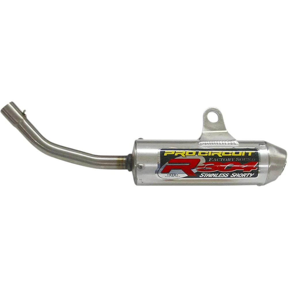 Silencer R304 Shorty 6061 T6 Aluminum Silver Pro Circuit
