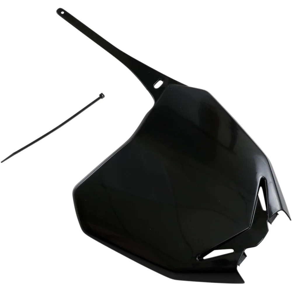 Tabella Portanumero Anteriore Di Ricambio Plastic Black Ufo - 2