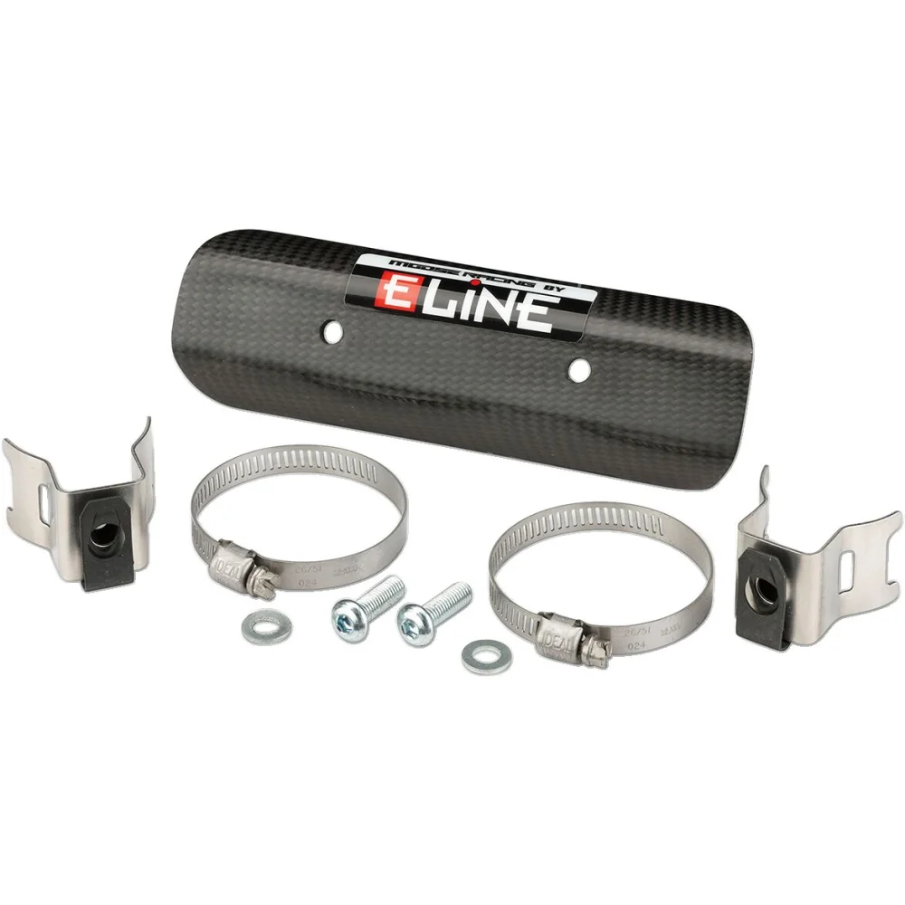 Protezione Paracalore Universale Carbon Fiber Black Moose Offroad Hard Parts - 1