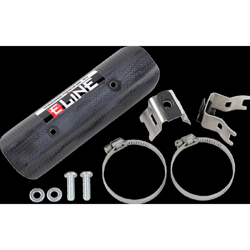Protezione Paracalore Universale Carbon Fiber Black Moose Offroad Hard Parts - 2