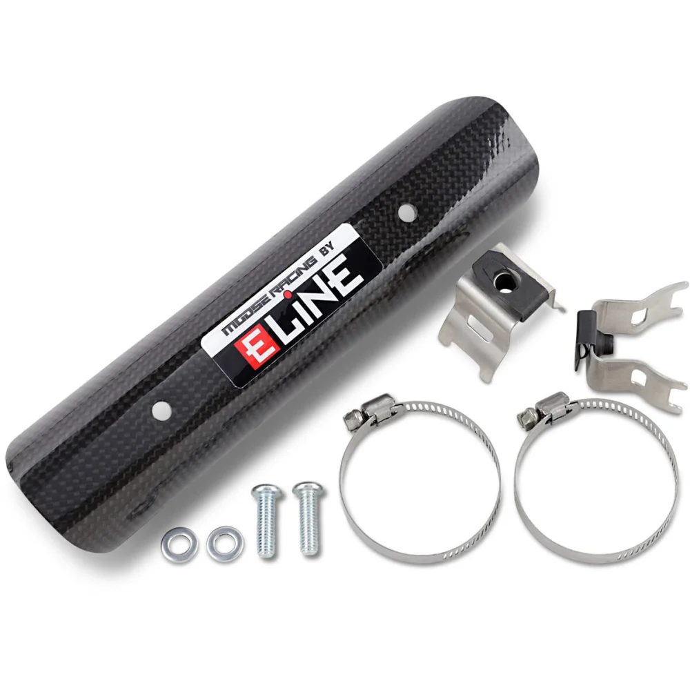 Protezione Paracalore Universale Carbon Fiber Black Moose Offroad Hard Parts - 1