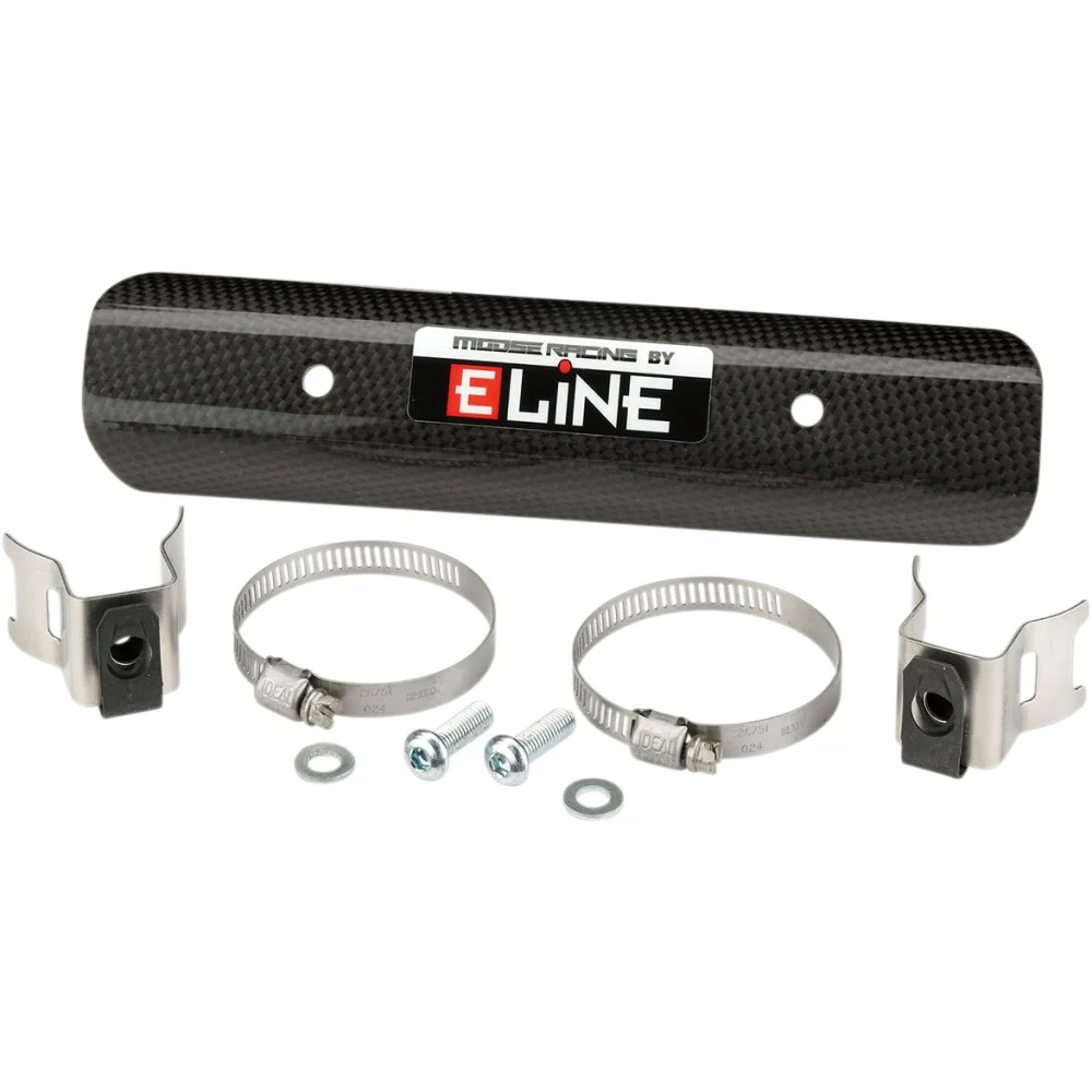 Protezione Paracalore Universale Carbon Fiber Black Moose Offroad Hard Parts - 2